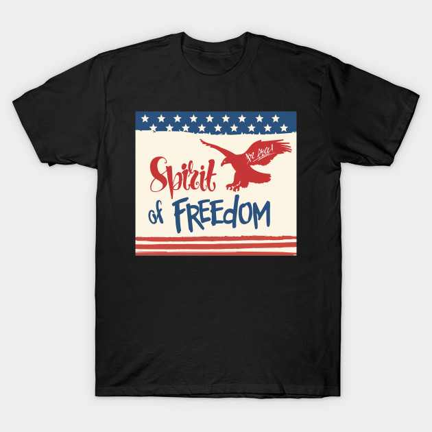 National Independence Spirit Of Freedom American Flag
